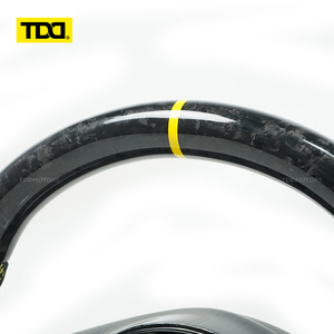 พวงมาลัยคาร์บอนไฟเบอร์แท้ TDD สำหรับรถยนต์มาสด้า RX-7 CX-4 CX-5 CX5 RX7 Axela Atenza RX8 - Product Image 2