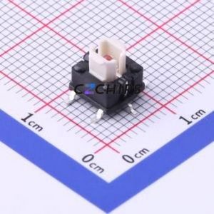K6-6150S02 Tactile Switch SMD Switch ( Operating Force: 1.6N )( Mounting Type: Vertical Mount )( Switch Length: 7.2mm ) - Product Image 1