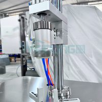 Machine à aérosol semi-automatique à moteur électrique haute efficacité avec cœur PLC pour cosmétiques liquides, haute précision, faible bruit, facile à utiliser