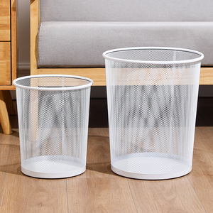 WB01 Poubelle en fil métallique durable à ouverture supérieure <span class=keywords><strong>Corbeille</strong></span> à papier de bureau pour la gestion des déchets ménagers ou de bureau - Product Image 4