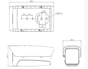 14 ''cctv phụ kiện IP67 CCTV Hộp máy ảnh Cage outerdoor <span class=keywords><strong>Bullet</strong></span> Máy ảnh nhà ở bao vây CCTV trường hợp - Product Image 4