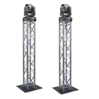 Offre Spéciale 290*290mm aluminium scène DJ équipement tête mobile éclairage barre support treillis pour treillis Totem