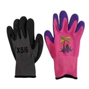 DMT Tough Snug-Fit Tiny Gardener's Best Friend Gants en polyester enduits de nitrile Protection des mains 20*13cm - Product Image 2