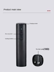 Wholesale USB Fast Charging Wine Opener Automatic Corkscrew with Power Display Home <b>Kitchen</b> <b>Accessories</b> Bar Tool - Product Image 4