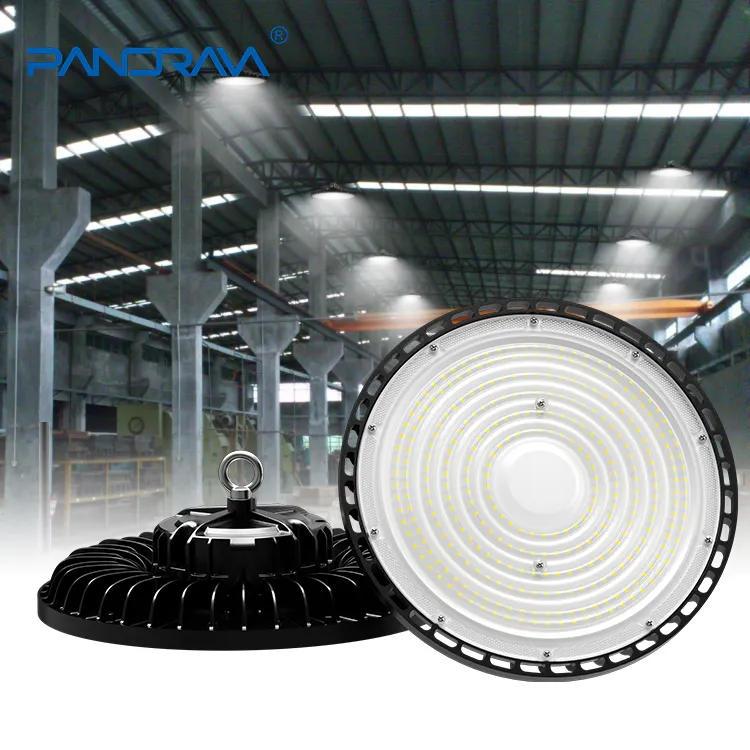 Ip65 su geçirmez açık fabrika depo gymnaindustrial endüstriyel 100w 150w 200w 240w Ufo Led yüksek raf lambası