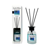 Diffuseur de parfum d'ambiance 100 ml avec bâtonnets, senteurs Vanille, Océan, Lavande, Bois – En stock, prêt à être expédié