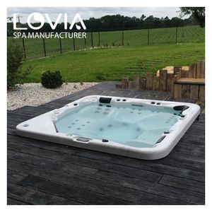 Baignoire de massage SPA, jacuzzi pour 6 personnes, baignoire chaude en acrylique pour l'extérieur, pour les fêtes - Product Image 3