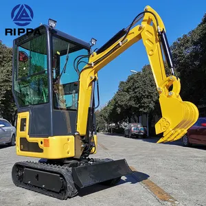 Ripp ha importato il motore Grabber escavatore vendita calda scavatore Infront Bagger vendite 1Ton 2Ton Mini escavatore