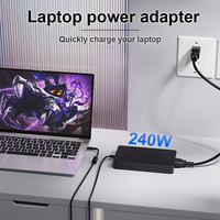 Adaptateur secteur pour ordinateur portable 240W 19.5V 12.3A 4.5*3.0MM Chargeur d'ordinateur de bureau pour Dell G16 G7 G5 G3 pour Dell Alienware