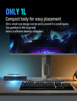 Cheap Price DDR3 8g+128g M.2 SSD Mini Computer Windows 10 Intel Core I3 4th Desktop Mini Pc