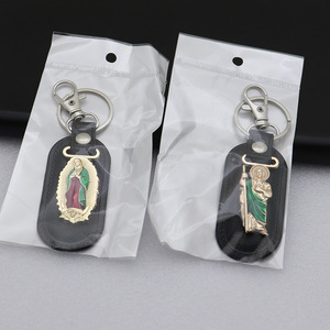 San Judas Tadeo De <span class=keywords><strong>Oro</strong></span> Religioso Dorado San Judas Llavero Nuestra Señora De Guadalupe Patrona De México Llaveros De Metal Regalo - Product Image 6