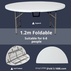 Nhựa có thể gập lại bảng 1.2m thiết kế hiện đại sắt Khung bảng điều khiển đa chức năng sân ngoài trời sử dụng - Product Image 6