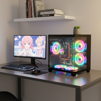 Boîtier d'ordinateur de style nouveau Pcooling, boîtier PC ATX, fabrication sur mesure, faible MOQ, boîtier de jeu, cabinet PC