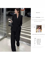 Ensemble de vêtements décontractés d'été à la mode pour femmes, composé d'un haut court et d'un pantalon large