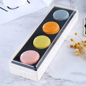 กล่องกระดาษสำหรับใส่เค้กบิสกิตกล่องคุกกี้ขนาดเล็กบรรจุภัณฑ์ขนมขนมแบบกำหนดเอง12กล่องมาการองฝรั่งเศส - Product Image 4