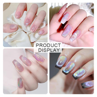 Laissnail Laser Diamant Cat Eye Gel Polish Magnétique Glitter Cat Eye Gel Soak Off Salon UV Gel