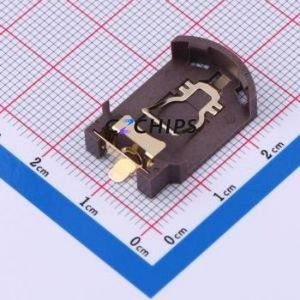 BS-08-B2AA010-R Button & Strip Battery Connector SMD Connector Battery Holder CR2032 Phosphor Bronze - Product Image 1