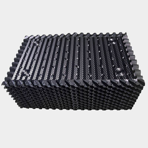Tour de refroidissement hexagonale en nid d'abeille Remplissage de tour de refroidissement à contre-courant ondulé à ondes S résistant aux hautes températures Pack de remplissage en PVC - Product Image 1