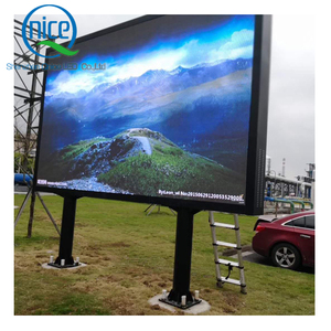 Panneau géant à deux brins LED de 10 pouces, deux pôles, pour publicité vidéo extérieure, affichage LED étanche - Product Image 1