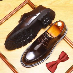 2025 Top Quality Luxury Custom Luxury Cow Leather Chunky Casual Dress Business chelsea Ankle Men's <b>Boots</b> Shoes - Product Image 2