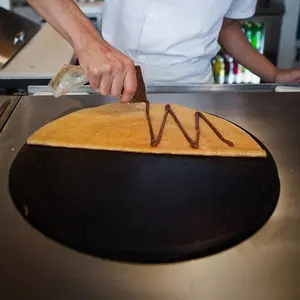 Fransız krep yapma makinesi üreticisi yapışmaz pişirme yüzeyi