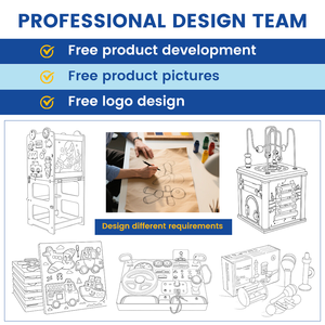 Neues Mädchen-Holzpuppenbett mit Kissen und Decke Rollenspiel-Puppenhausmöbel Natürliches Holzspielzeug für Kleinkinder ab 3 Jahren - Product Image 5