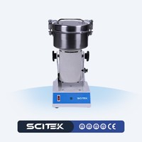 Déchiqueteur de plantes SCITEK à cisaillement haute vitesse 1400 tr/min, traite efficacement les échantillons pour l'industrie, l'agriculture, la science et les laboratoires