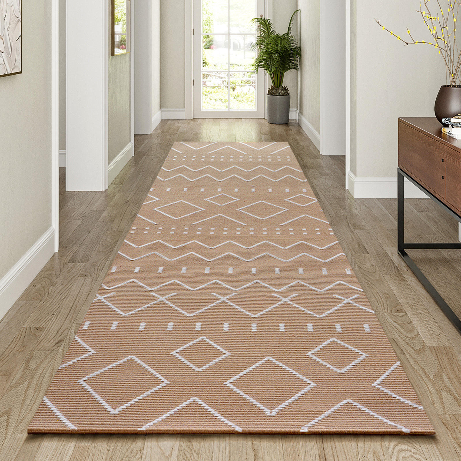 Polyester-coton - Porter Brun