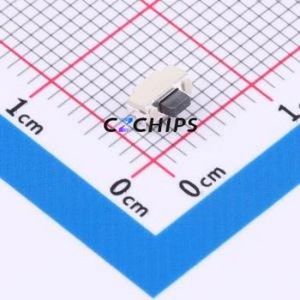 GT-TC020A-H035-L05 Tactile Switch SMD,2x4x3.5mm Switch Single Pole Single Throw Rectangle Button 1.8N Horizontal Mount - Product Image 1