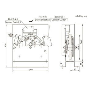 Limiteur de vitesse Hebei Dongfang 1.0 1.5 1.6 1.75 M pour pièces d'ascenseur - Product Image 2
