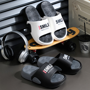 Nuovi Sandali da Uomo <span class=keywords><strong>Eva</strong></span> con Punta Aperta - Ciabatte Casual da Esterno alla Moda con Stampa a Lettere, Tomaia in PVC Traspirante e Leggera per l'Estate - Product Image 5