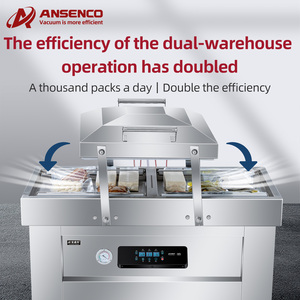 Máquina de Sellado al Vacío Eléctrica Automática de Doble Cámara para Envasado de Alimentos en Cajas/Bolsas/Papel de Aluminio, Aplicaciones Químicas - Product Image 5