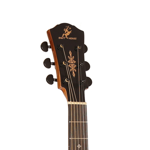 جيتار صوتي عالي الجودة بحجم <span class=keywords><strong>41</strong></span> بوصة، مصنوع من خشب التنوب الصلب مع عنق من خشب الأوكومي وظهر وجوانب من خشب السابيلي، متوفر بالجملة من المصنع OEM ODM - Product Image 5