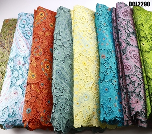 Supoo Tissu en Dentelle 2024 de Haute Qualité Africaine Guipure Cordon de Dentelle Soluble à l'Eau Sénégal pour la Couture de Robes de Soirée pour Femmes - Product Image 6