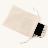 Personnalité Logo Personnalisé Petite Pochette Cadeau Pour Anneau De Stockage Velours Bijoux Cordon Pochette Sacs