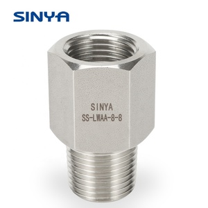 En Acier inoxydable 316 Raccord de tuyau Réducteur <span class=keywords><strong>Adaptateur</strong></span> 1/8 "NPT Femelle X 1/16" NPT Mâle 316 En acier inoxydable BSP mame - Product Image 2