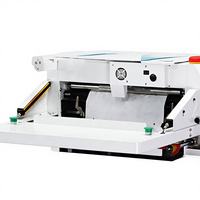 Machine d'emballage express 3 en 1 haute vitesse, découpe automatique, scellage, étiquetage pour colis e-commerce, 1200 colis/heure