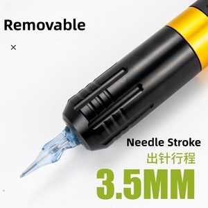 Stylo de <span class=keywords><strong>tatouage</strong></span> sans fil 2026 avec batterie 2000 mAh, écran LED, course de 3,5 mm, tension réglable, <span class=keywords><strong>machine</strong></span> à tatouer à cartouche en aluminium - Product Image 6