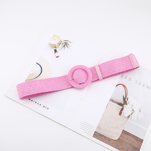 <span class=keywords><strong>Ceinture</strong></span> large <span class=keywords><strong>tressée</strong></span> pour femmes <span class=keywords><strong>Ceinture</strong></span> de taille tissée <span class=keywords><strong>Ceinture</strong></span> élastique <span class=keywords><strong>en</strong></span> <span class=keywords><strong>paille</strong></span> pour femmes pour robe Jeans Pantalon - Product Image 6