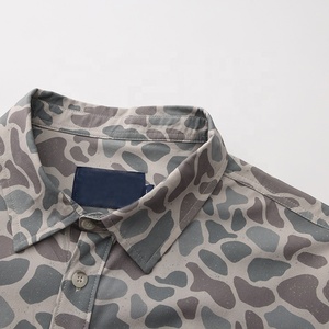 Nhãn Hiệu Riêng Biểu Tượng Tùy Chỉnh Thăng Hoa Thoáng Khí Độ Ẩm Wicking Upf 50 Ngắn Tay Áo Người Đàn Ông Của Nút up Câu Cá Áo Sơ Mi Túi - Product Image 3