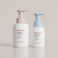 Bouteilles de mousse pour le nettoyage du visage en plastique PET OEM ODM 300 ml 500 ml avec pompe à mousse pour lavage des mains