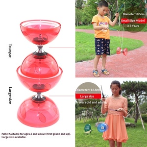 <span class=keywords><strong>Diabolo</strong></span> Campus à trois à cinq roulements, en caoutchouc souple, double tête, pour débutants, <span class=keywords><strong>avec</strong></span> pupilles lumineuses, Rip Bell, fabriqué en Chine, sac en filet - Product Image 4