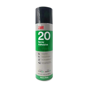 3M 20 Solvent-Based <b>Spray</b> Adhesive-Adhesion Promoter for Maintenance & Repair Projects High Strength Fast Setting Heavy Duty - Product Image 1