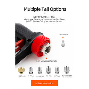 Équipement de lavage de voiture SPS en <span class=keywords><strong>vente</strong></span> flash, nettoyeur haute pression 350 bars, pistolet de pulvérisation d'eau, nettoyage avec lance d'extension italienne - Product Image 4