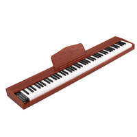 High Quality 88 Keys Wooden Piano Touch Response Piano Musical Keyboard Instruments with MIDI and Stand