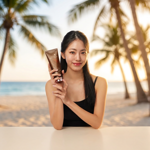 Loción Autobronceadora Premium D&YOU 250ml Oolong Younique, Crema Bronceadora con DHA, Bronceado Instantáneo, Color Bronce Oscuro - Product Image 1
