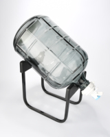 1 gal 3 gallons 5 gallons 6 gallons 6.5 gallons bocal en verre, seau en verre, bonbon en plastique avec becs d'eau baril en verre