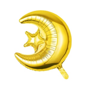 Palloncini decorativi all'ingrosso di grandi dimensioni (18 pollici) a forma di <span class=keywords><strong>luna</strong></span> e stella in lamina, gonfiabili con elio, per decorazioni per feste Eid Mubarak e Ramadan. - Product Image 4