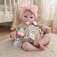 Boneka Bayi Reborn 19 Inci, Mirip Bayi Asli, Bahan Vinyl Lembut, Mainan Bayi Baru Lahir Realistis untuk Hadiah Anak, Grosir, Custom