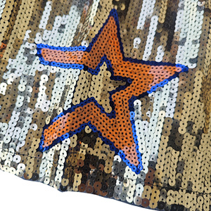 T-shirt décontracté à manches courtes en tricot avec sequins pour l'été, motif sublimation thermique, tenue tendance pour couples - Product Image 5